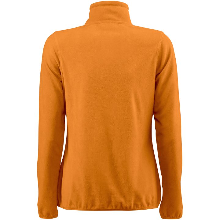 Fleecejacka Dam Railwalk Klarorange Printer RED XS – billede 2