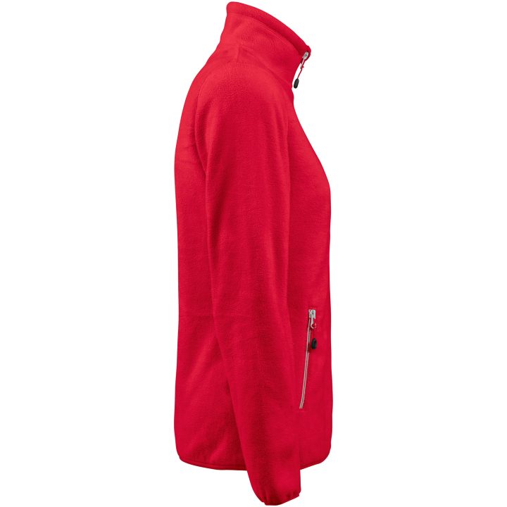 Fleecejacka Dam Rocket Röd Printer RED XS – billede 3