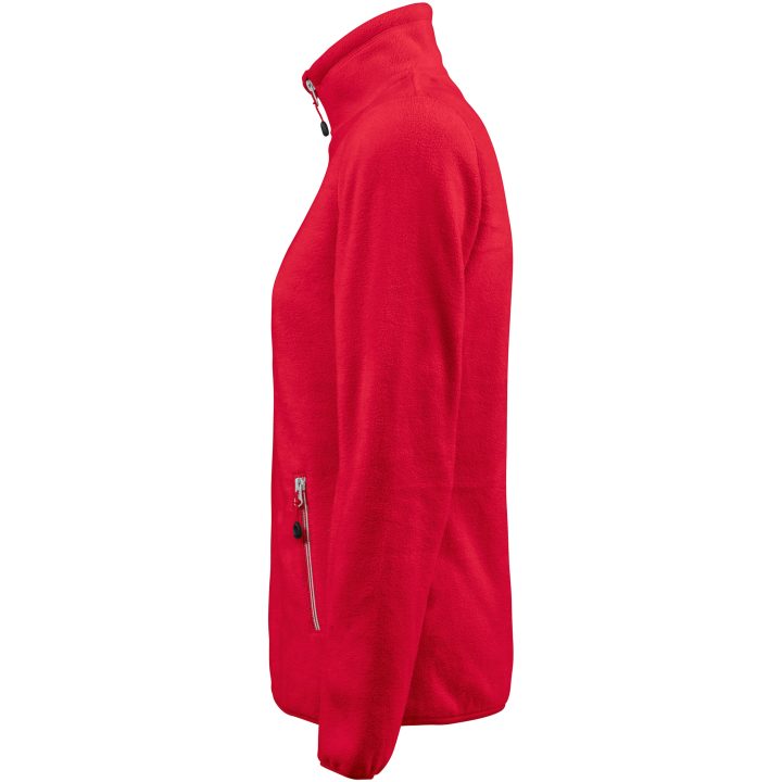 Fleecejacka Dam Rocket Röd Printer RED XS – billede 4