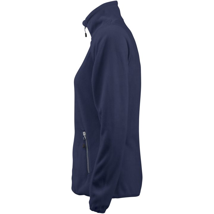Fleecejacka Dam Twohand Marinblå Printer RED XS – billede 4
