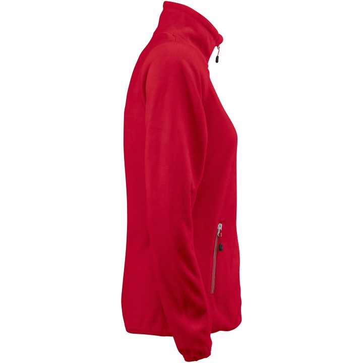 Fleecejacka Dam Twohand Röd Printer RED XS – billede 6