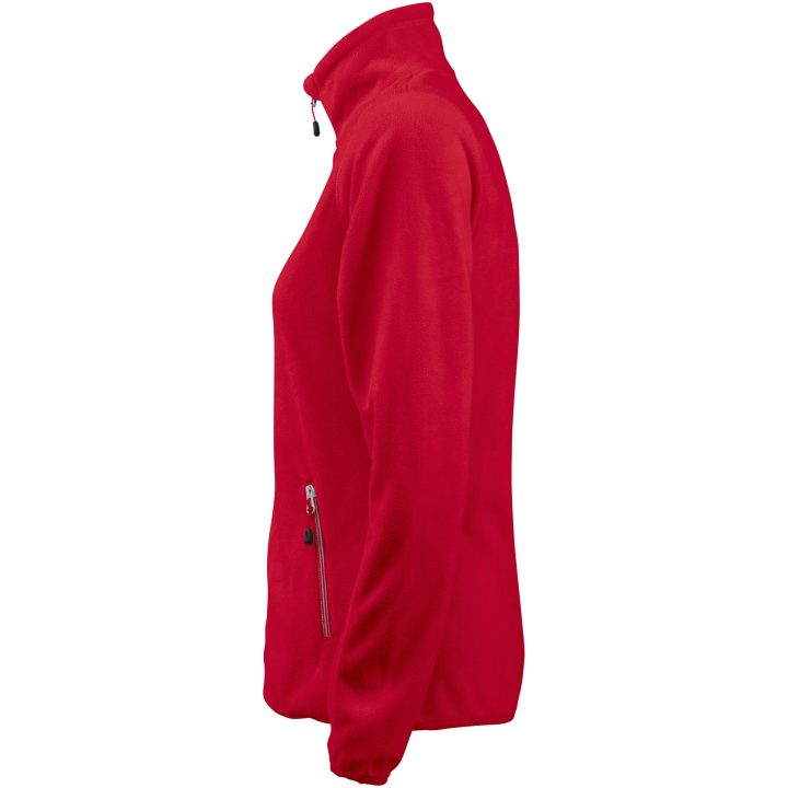 Fleecejacka Dam Twohand Röd Printer RED XS – billede 8