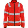 Fleecejakke 49411010 Hivisrød BLÅKLÄDER FLEECEJAKKE 49411010 RØD XS – miniature 1