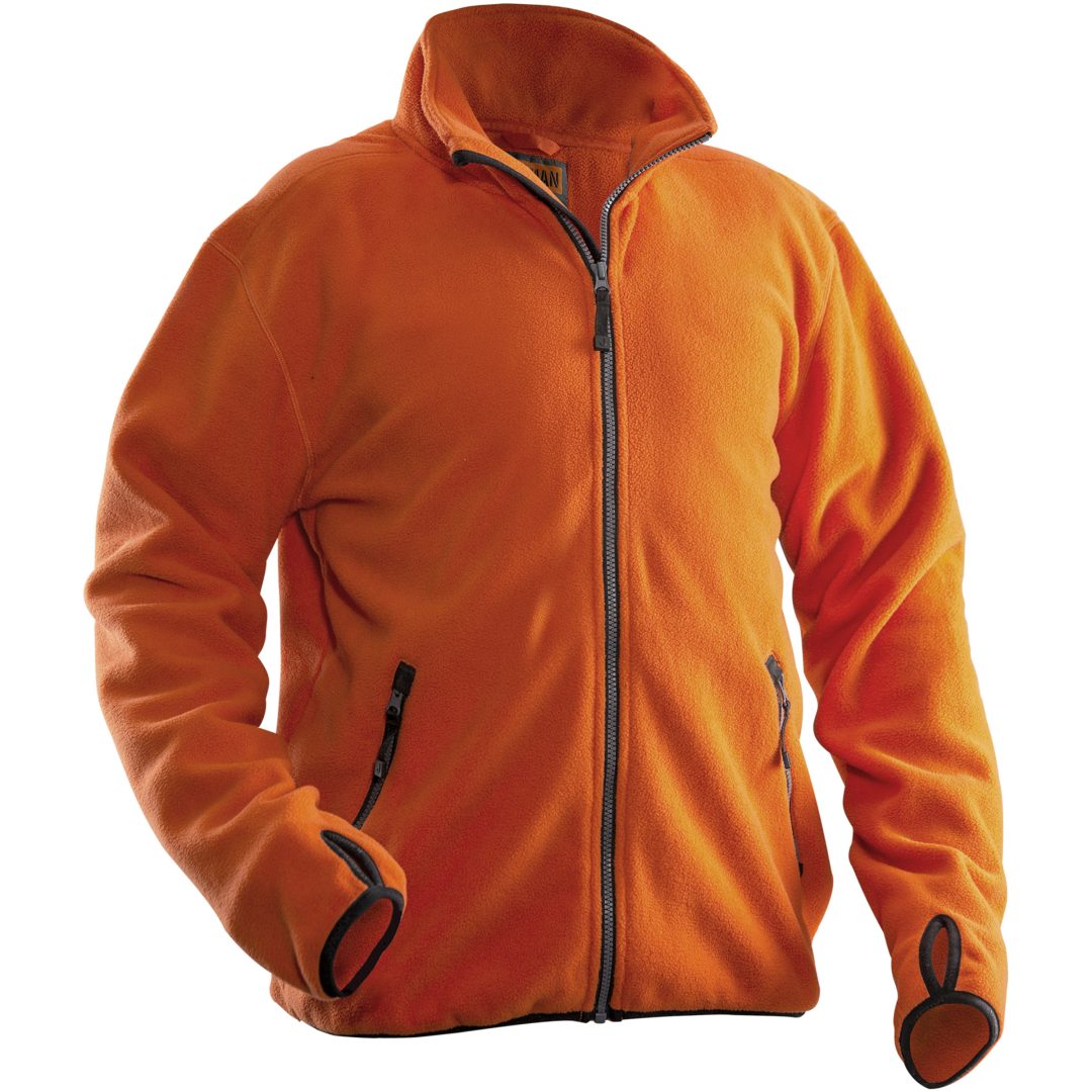 Fleecejakke 5501 Practical Orange Jobman XXXL