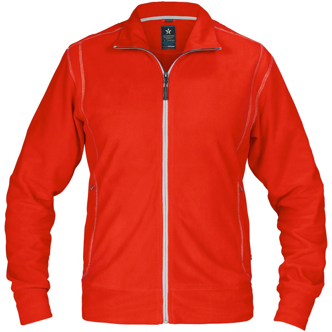 Fleecejakke Rød Fj36 Texstar Small