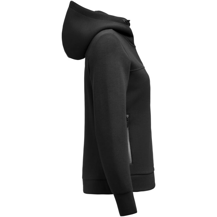 Fleecetröja Dam Montana Midlayer Svart James Harvest – billede 3
