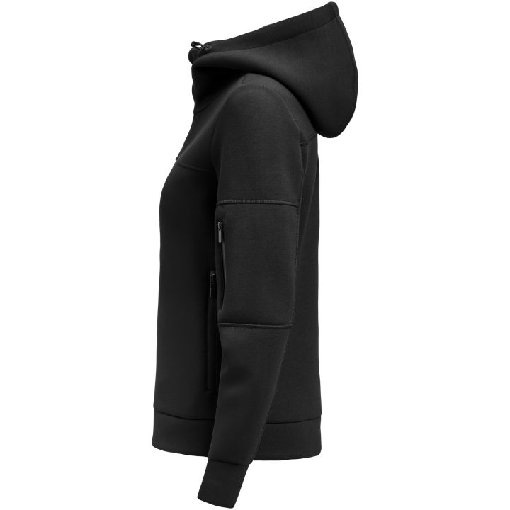 Fleecetröja Dam Montana Midlayer Svart James Harvest – billede 4