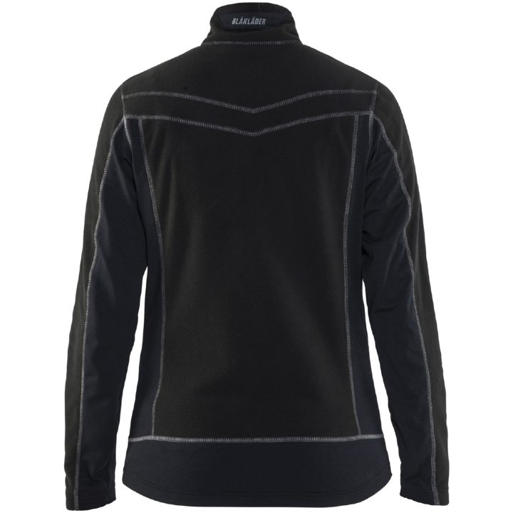 Fleecetrøje dame 49241010 Sort BLÅKLÄDER FLEECETRØJE 49241010 SVART XS – billede 3