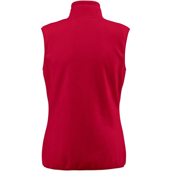 Fleeceväst Dam Sideflip Röd Printer RED XS – billede 2