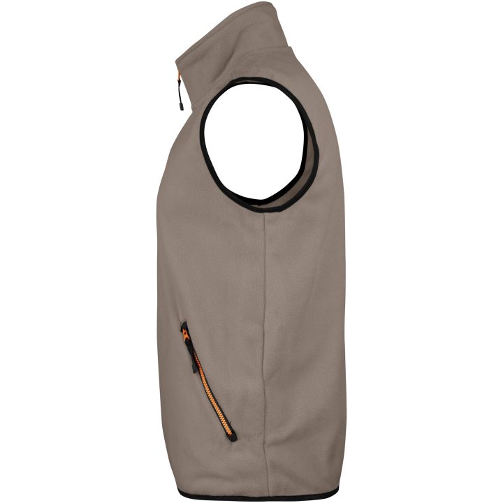 Fleecevest 7501 Practical Khaki Jobman XXXL – billede 2