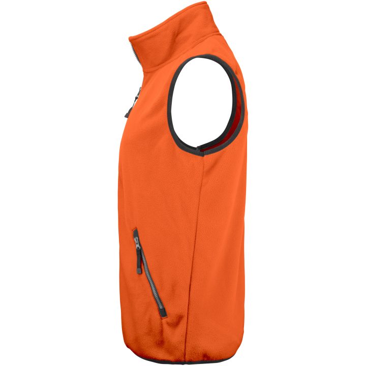 Fleecevest 7501 Practical Orange Jobman XXXL – billede 2