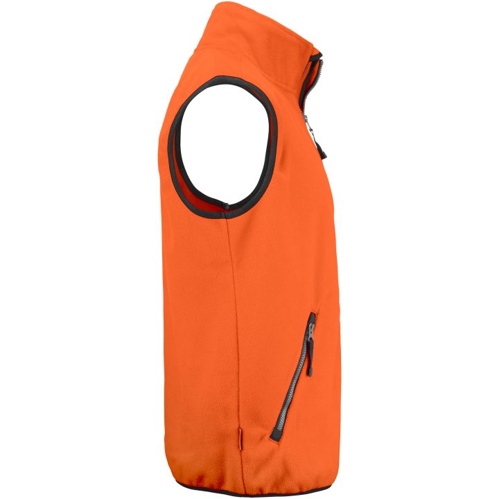 Fleecevest 7501 Practical Orange Jobman XXXL – billede 4