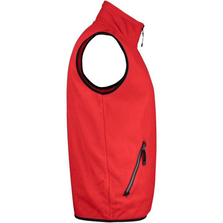 Fleecevest 7501 Practical Rød Jobman XXXL – billede 4