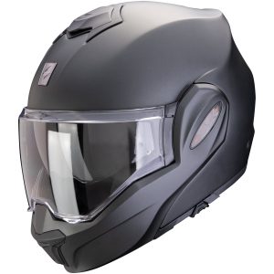 Flip-up hjelm EXO-TECH EVO PRO Sort Mat Scorpion