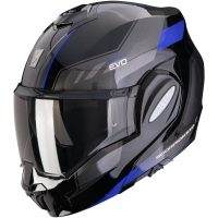 Flip-up hjelm EXO-TECH EVO SOCIUS Sort/Blå Scorpion