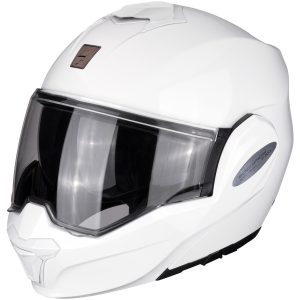 Flip-up hjelm EXO-TECH EVO Solid Hvid Scorpion