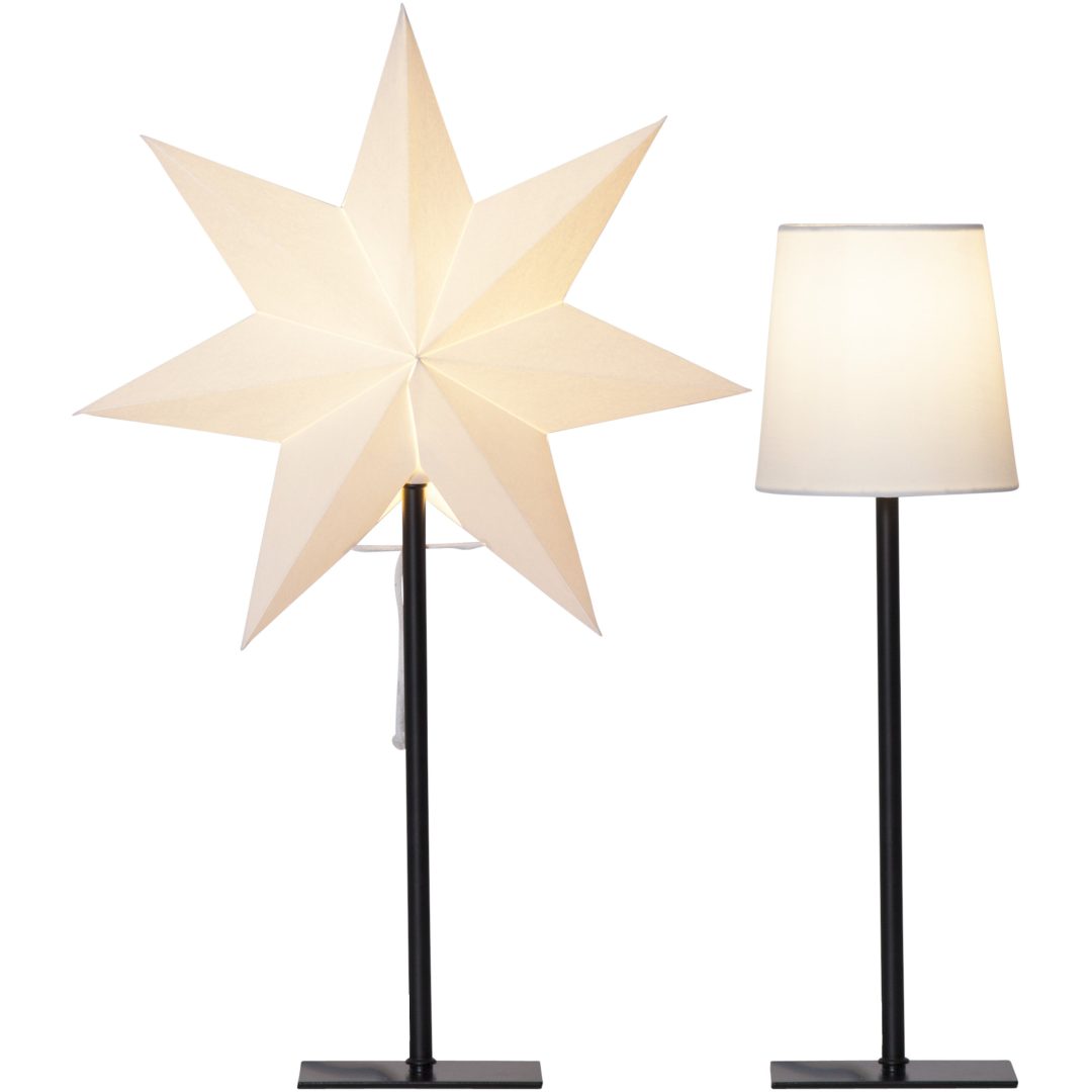 Fod, skærm & stjerne Frozen Hvid Star Trading 55 cm