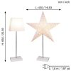Fod, skærm & stjerne Leo Hvid Star Trading Hvid fod – miniature 5