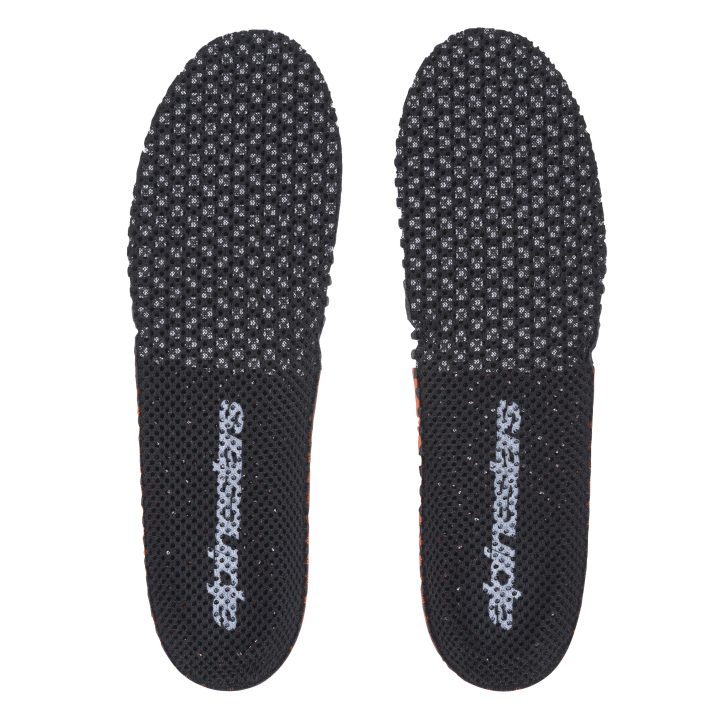 Fodbedsindlæg Tech 10 Sort Orange Gul ALPINESTARS 49.5 – billede 2