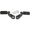 Fodhviler Highway Pegs Med Monteringsarme Sort Mat Pulverlakeret RIVCO PRODUCTS Fodhviler – miniature 1