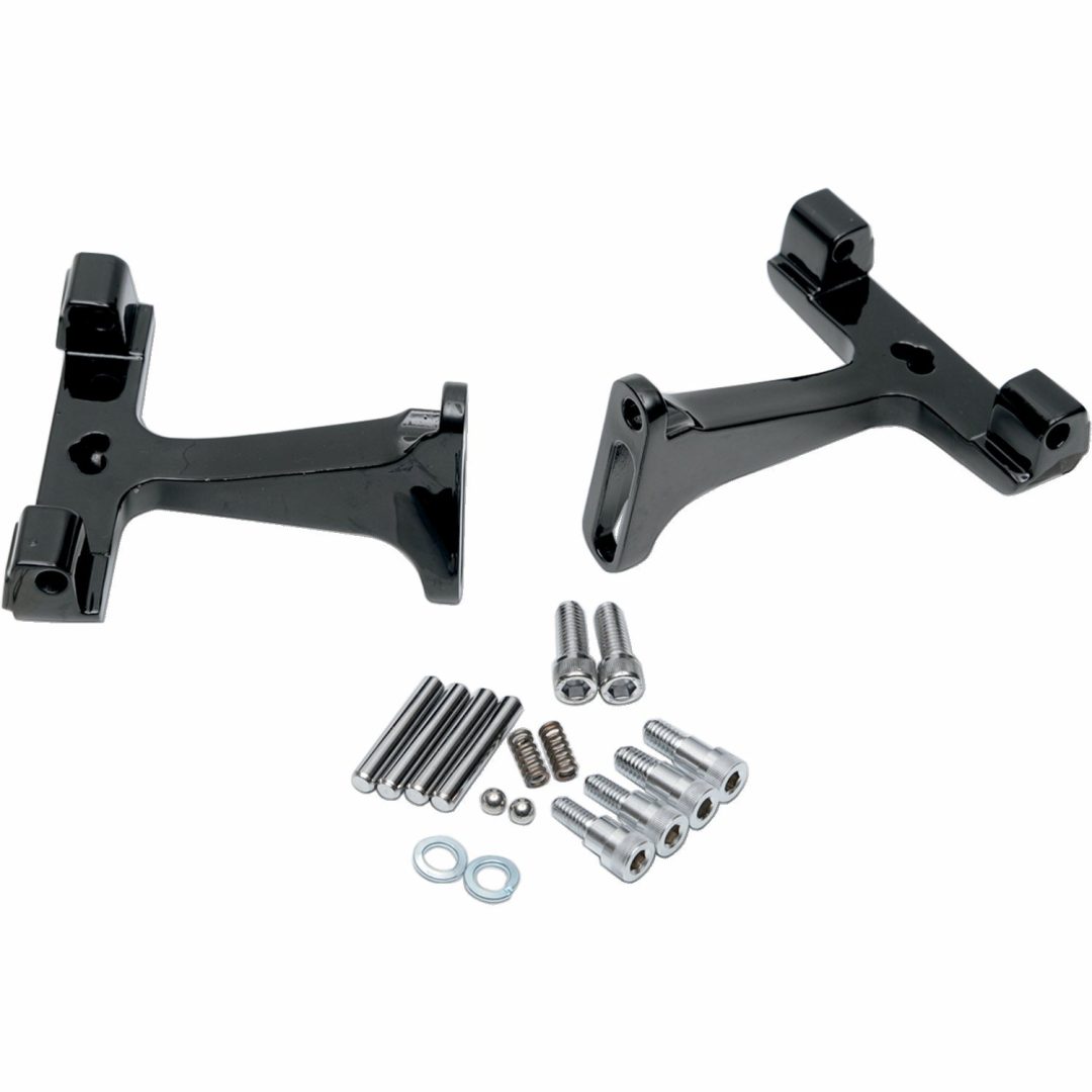 Fodhvilerbeslag Standard Sort Glans DRAG SPECIALTIES