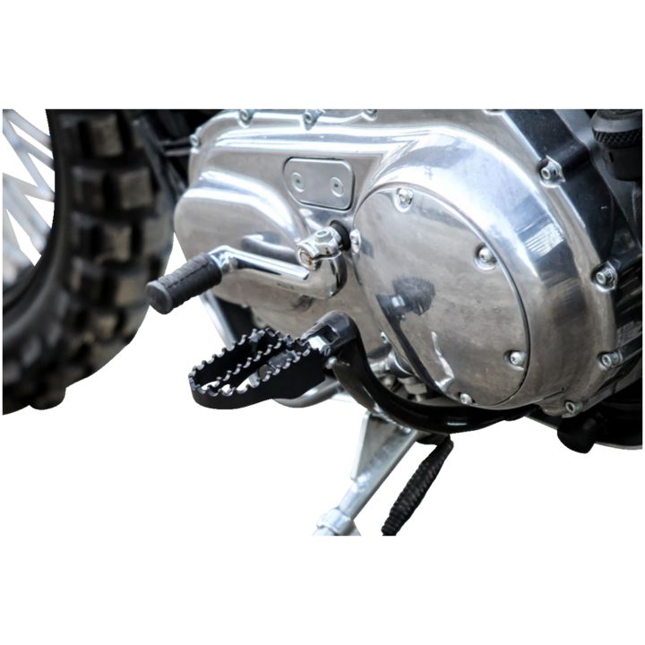 Fodpindesæt Dame MX Sort Krom BURLY BRAND – billede 4