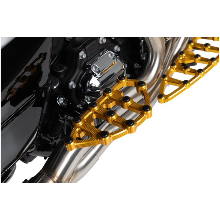 Fodplader Mx Billet Anodiseret Guld ARLEN NESS – billede 2