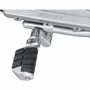 Fodplader Tour-Tech Offset Quick Clamps Krom/Sort KURYAKYN