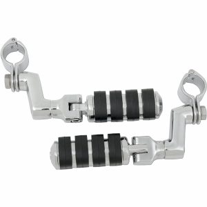 Fodplader Tour-Tech Offset Quick Clamps Krom/Sort KURYAKYN
