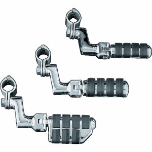 Fodplader Tour-Tech Offset Quick Clamps Krom/Sort KURYAKYN