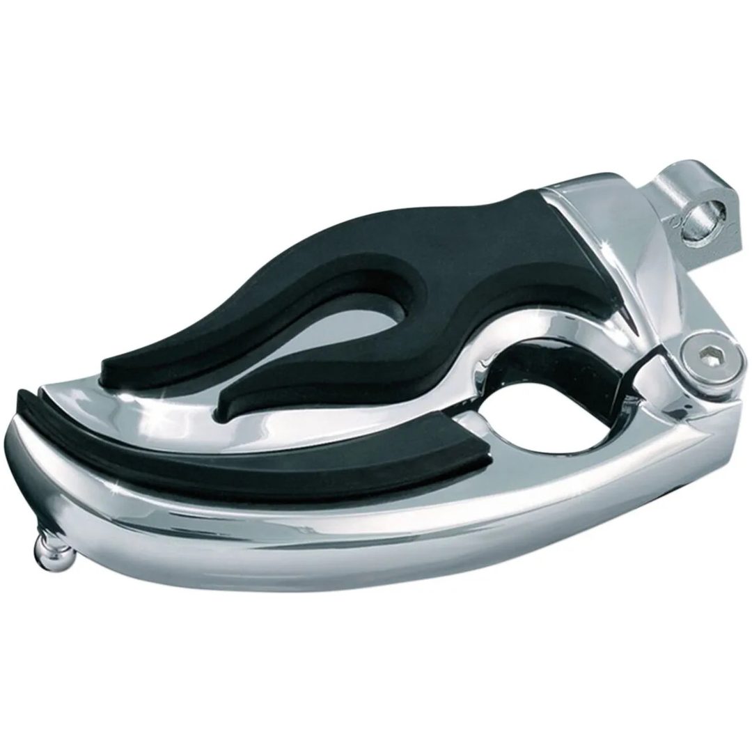 Fodstøtter Flamin Switchblade Sort/Krom KURYAKYN For TAPERED Adaptere – billede 6