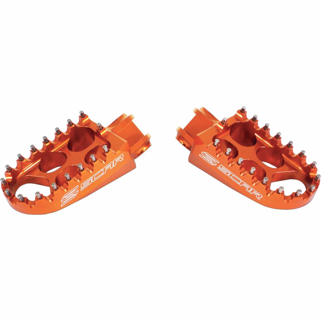 Fodstøtter Standard SCAR Standard Aluminium Orange