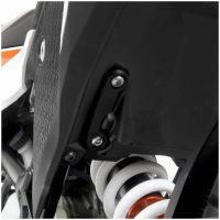 Footrest Blanking Plate Black - KTM390 Adventure R&G Racing