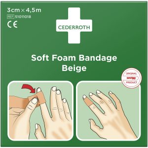 Forbinding Soft Foam Bandage 3 Cm X 4,5 M Cederroth