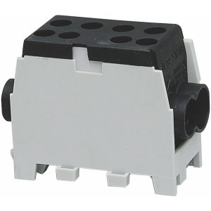 Fordelingsblok, AL/CU, Sort, 2x35+2x25 mm² MALMBERGS