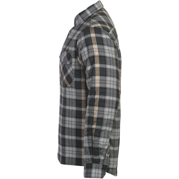 Foret flannelskjorte 5157 Functional Mørkegrå/Orange Jobman XXXL – billede 2