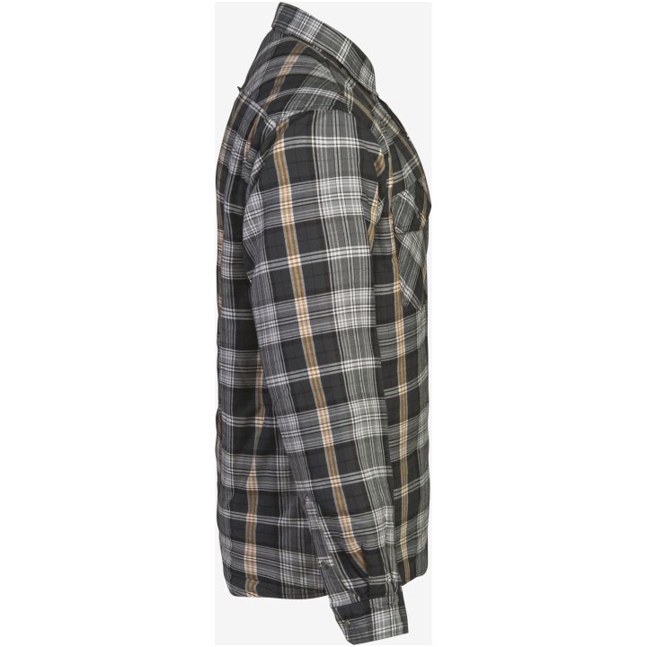 Foret flannelskjorte 5157 Functional Mørkegrå/Orange Jobman XXXL – billede 4