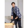 Foret flannelskjorte 5157 Functional Mørkegrå/Orange Jobman XXXL – miniature 6
