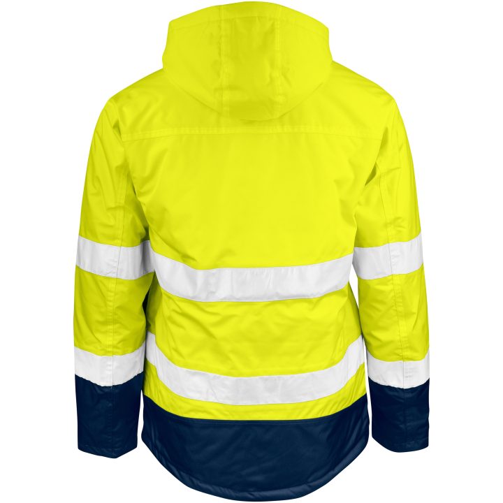 Foret Jakke Hi-Vis 1383 Practical Gul/Navy Jobman XXXL – billede 3