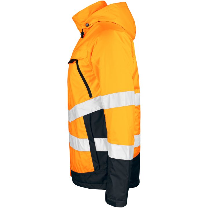 Foret Jakke Hi-Vis 1383 Practical Orange/Sort Jobman XXXL – billede 2
