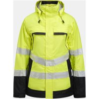 Foret jakke med høj synlighed 1383 Practical Gul/sort Jobman