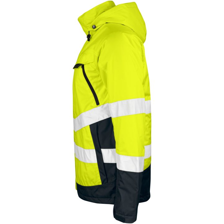 Foret jakke med høj synlighed 1383 Practical Gul/sort Jobman XXXL – billede 2