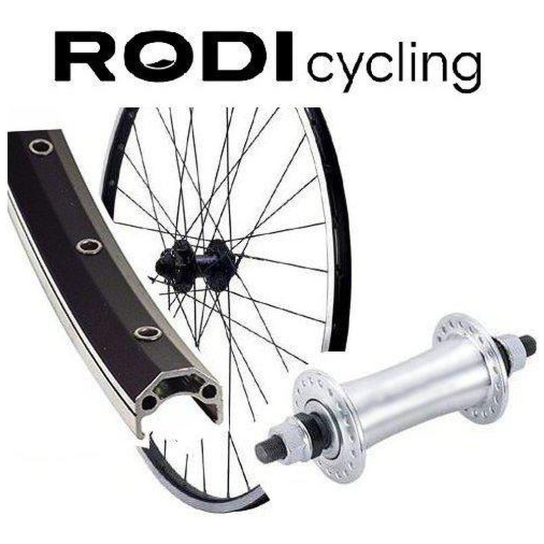 Forhjul 28 Dobbeltbundet Sort RODI