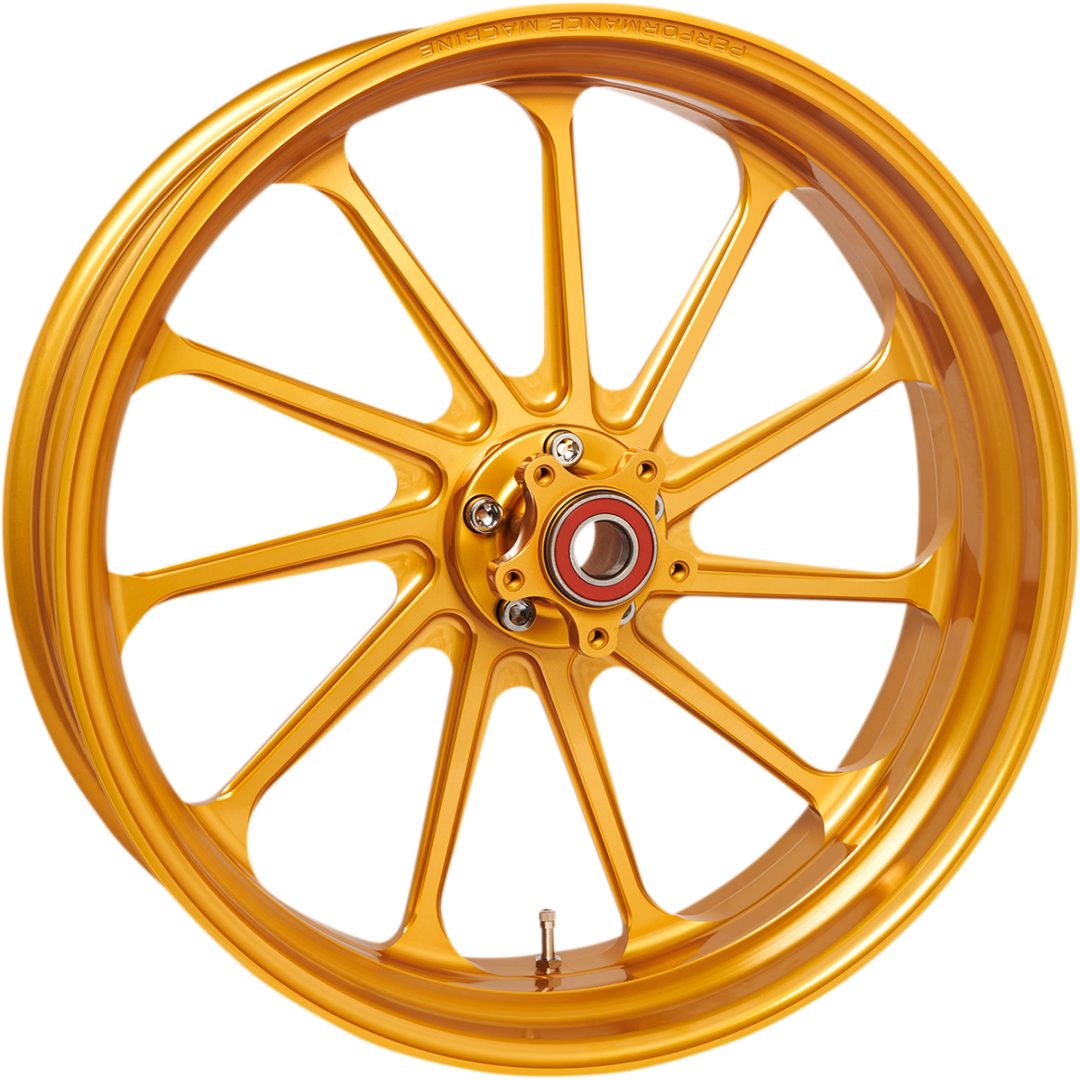 Forhjul Assault Guld Maskinbearbejdet Aluminium PERFORMANCE MACHINE (PM)