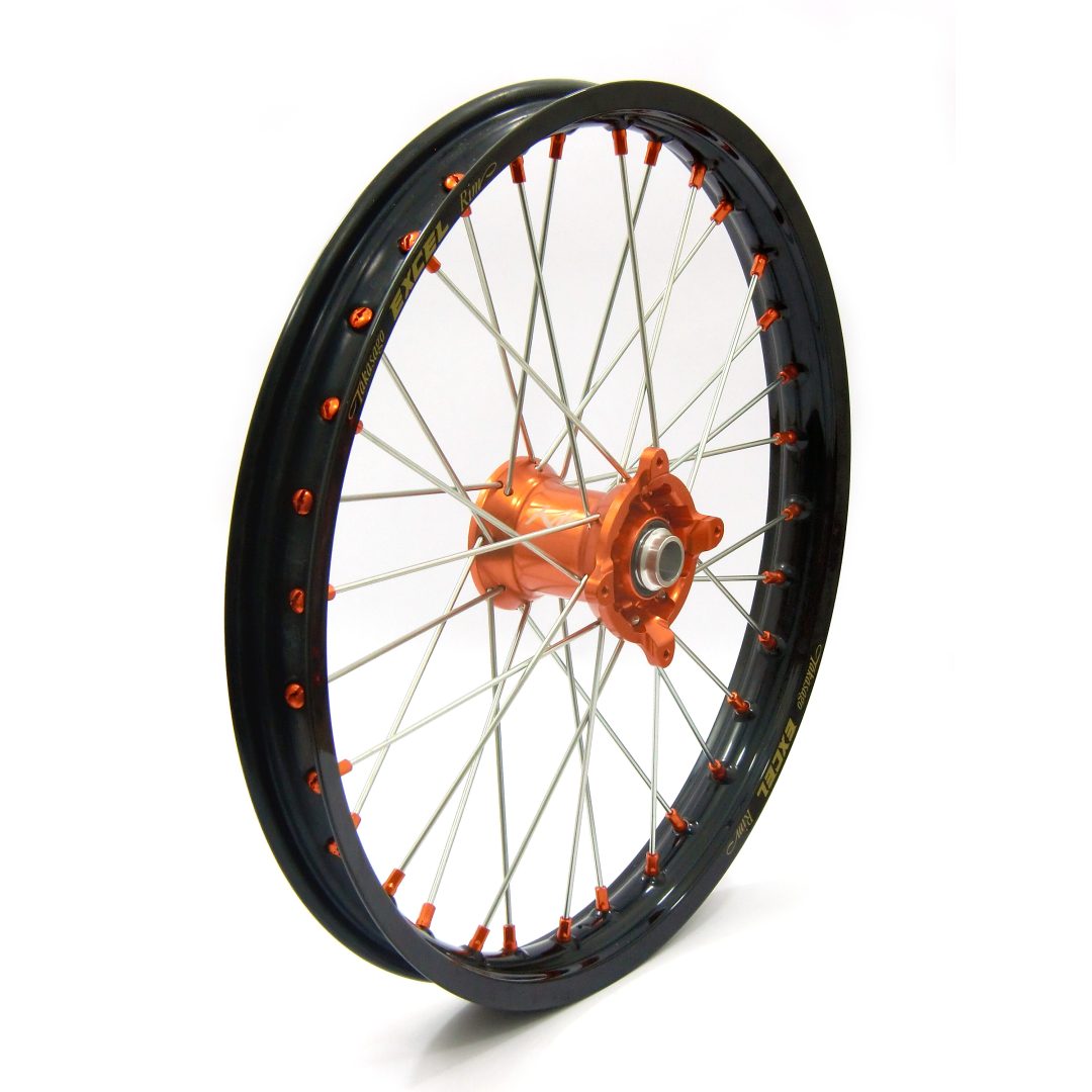 Forhjul Elite Mx-en A60 Sort/orange/sølv KITE