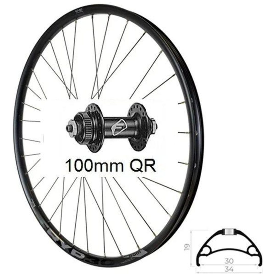 Forhjul Tryp30 TLR Sort RODI