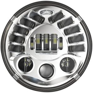 Forlygte 7" Led Adaptive 2 Krom J.W Speaker