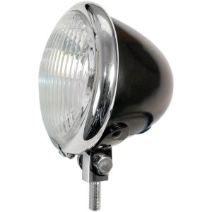 Forlygte Bates Style 4-1/2" Sort/Klar/Krom EMGO