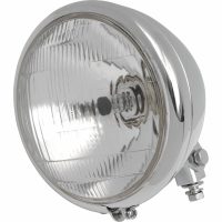 Forlygte Custom 6-1/2" Klar/Krom DRAG SPECIALTIES
