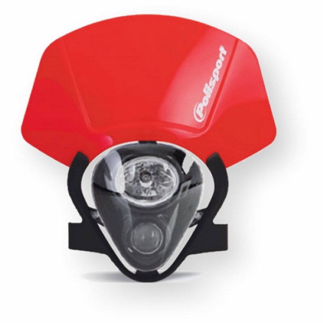 Forlygte Dual IMX Polisport Rød